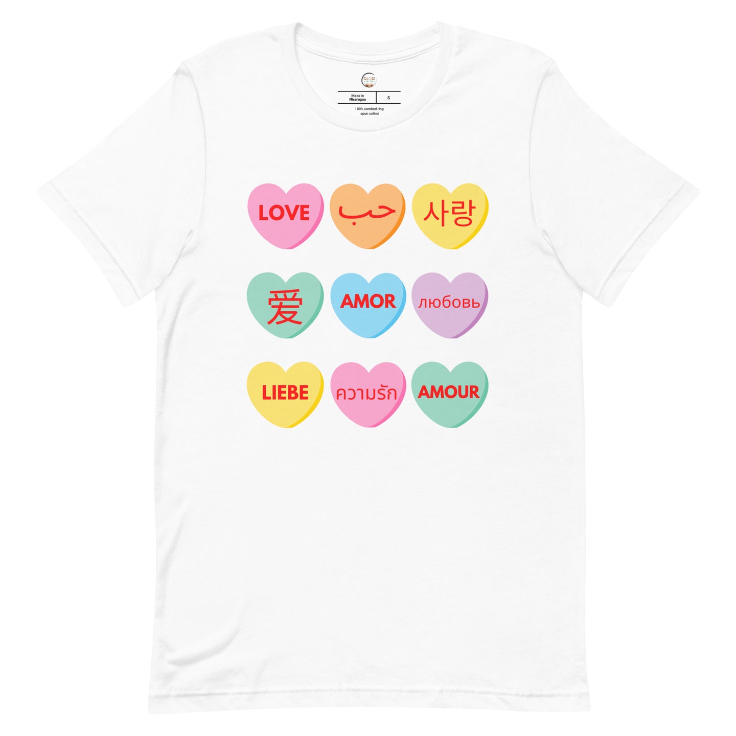 Love in Every Language Valentine's Day Shirt
